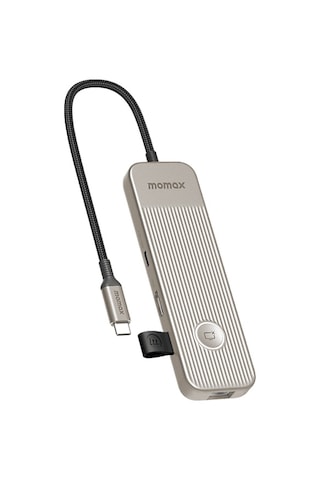 Momax DH18L Onelink 8 IN 1 Multi-Function Usb-C Hub Titanium