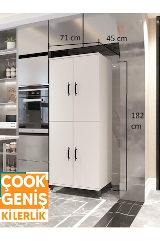 Esmopa Mobilya Fırın Kiler Oyuncak Çok Amaçlı Dolap