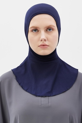 Altobeh Kadın Tesettür Pratik Boyunluklu Hijab - Sporcu Bone Lacivert