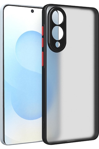 Samsung Galaxy Uyumlu S25 Edge Kılıf Zore Hux Kapak Siyah