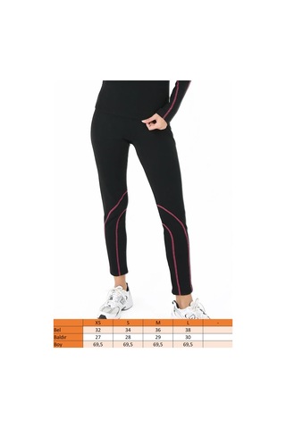 Scorp Thermo-fit Kadın Termal İçlik Takım Alt Üst Kayak İçliği Siyah Siyah