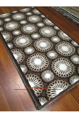 Serisonu Halı Bianco 5422Bkahve 80X150Cm