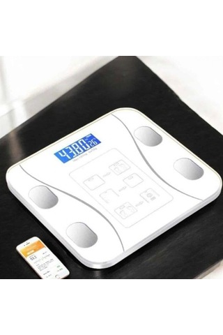 Dijital Elektronik Tartı Vücut Analizli Wifi Akıllı Yağ Ölçer Bluetooth Baskül
