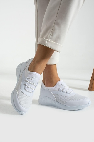 Taba Anatomik Esnek Taban Slip-on Spor Ayakkabı Günlük Sneaker Taba