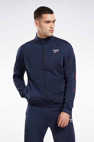 Reebok Rı Vector Knıt Trac Lacivert Unisex Ceket 000000000101455762 Lacivert