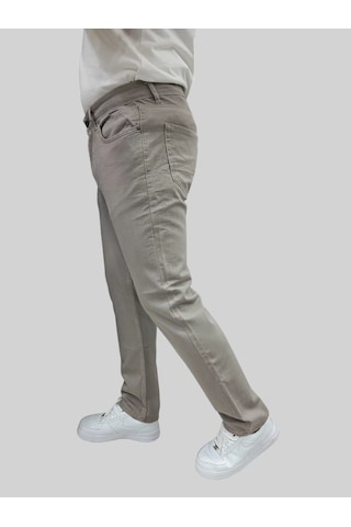 Erkek Enjoy Regular Fit Ligralı Taş Kot Pantolon Taş