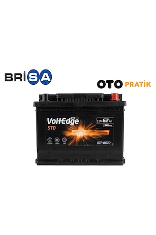 Otopratik Voltedge 12 V 62 Ah 540 A En Akü-2026