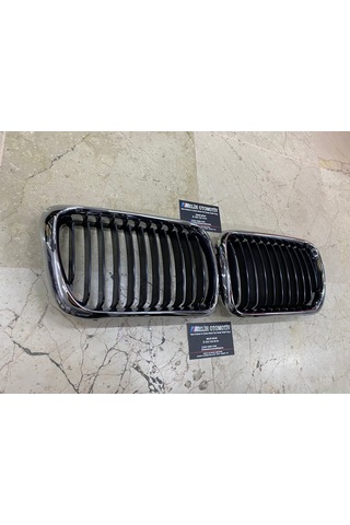 bmw 3 serisi e36 panjur böbrek takımı sağ sol set krom siyah