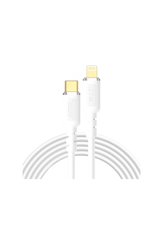 Pd 27w Type-c To Lightning 3.0a 1.2m Data Ve Şarj Kablosu Beyaz Diğer