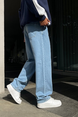 Flaw Basic Baggy Jean Buz Mavi Buz Mavi