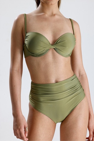 Magic Form Yüksek Bel Toparlayıcı Bikini Alt Yeşil - 728500066 Yeşil