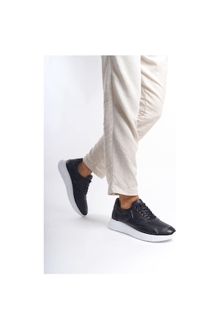 Mubiano Hakiki Deri Mbknt2090-lcv Erkek Lacivert Sneaker & Spor Ayakkabı Lacivert