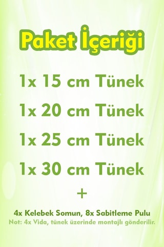 Vixpet Venty 4'lü Pedikür Papağan Tüneği Çapı 36 mm Macaw | Kakadu | Jako | Amazon | Alex | Eklektus