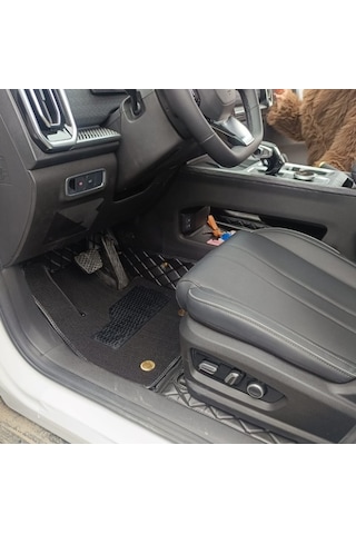Chery Jaecoo7 Aracına Özel 8d Çift Katmanlı Havuzlu Paspas Takımı Siyah