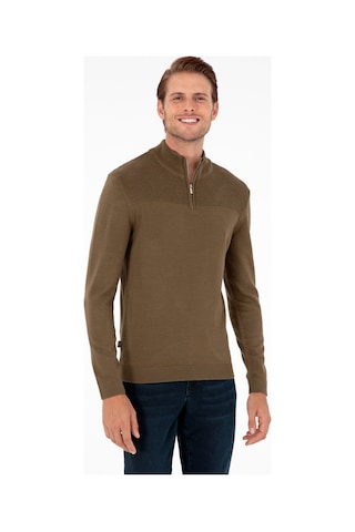 Pierre Cardin Erkek Koyu Haki Kazak /triko 50300532-vr111 Koyu Haki
