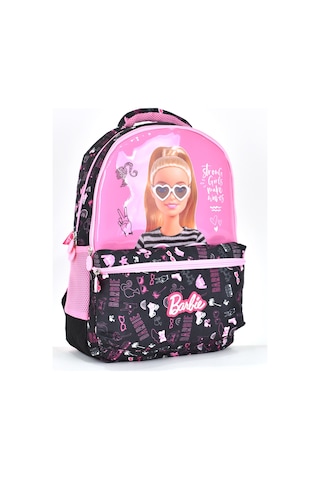 Barbie Kız Çocuk Çok Gözlü Okul Sırt Çantası Pembe 2701