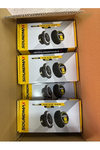 Sx-ta37 Çifti 400wat-200w Rms 10 Cm Dome Tweeter Tiz Yeni Model