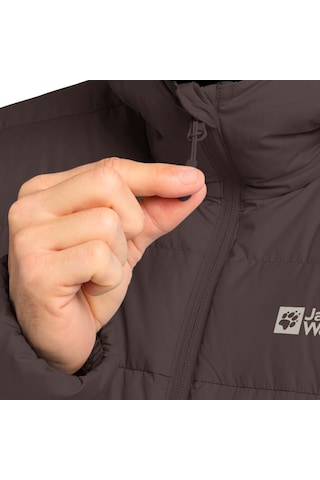 Jack Wolfskın Jack Wolfskin Ather Down Hoody Rds Erkek Kahverengi Outdoor Ceketi D0108 Kahve