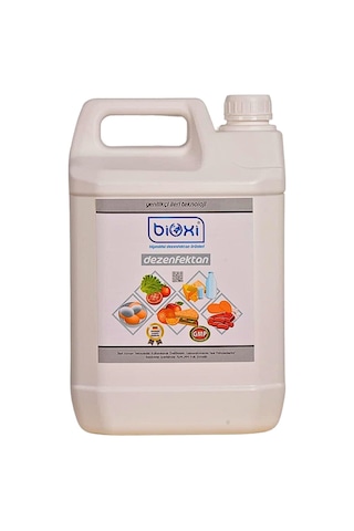 Bioxi Helal Belgeli Gıda Alanı Dezenfektanı Konsantre 5 L
