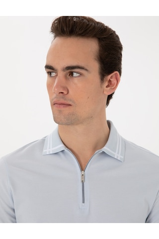 Pierre Cardin Erkek Açık Mavi Tişört 50302607-vr003 Açik Mavi