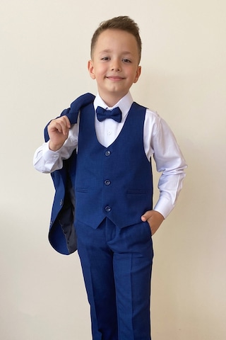 Erkek Çocuk Papyonlu Yelekli Takım Elbise Te.4000yy 001