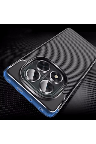 Xiaomi Redmi Note 14 Pro Plus Kılıf Karbon Desenli Koruyucu Kapak