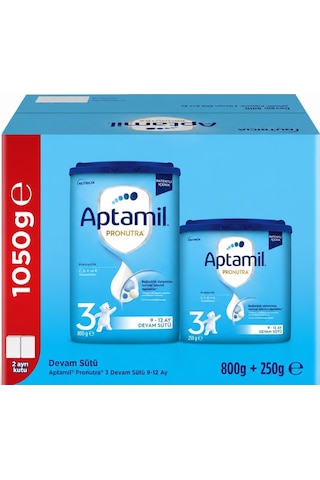 Nutrıcıa Aptamil Pronutra 3 Devam Sütü 1050 G 800 G + 250 G