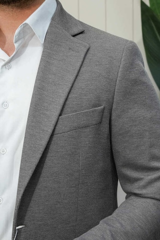 Bys Beystil Sivri Yaka Kahverengi Ceket 467 - Slim Fit