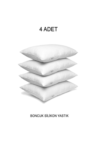 Vionel Home 4 Adet Ekonomik Boncuk Silikon Otel Yastığı 50 x 70