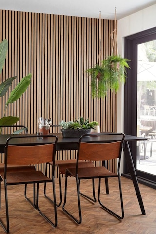 Winflex Eko Keçeli Akustik Ahşap Paneli-safir Meşe 60x240cm .