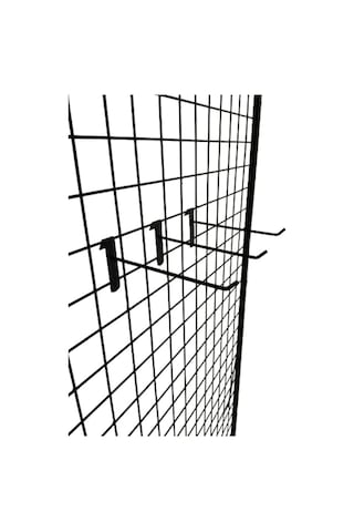 100 Adet, 30 Cm, Siyah Boyalı Tel Pano Kancası, Raf Kancası, Pano Teli, Raf Teli, Askılık Teli Diğer