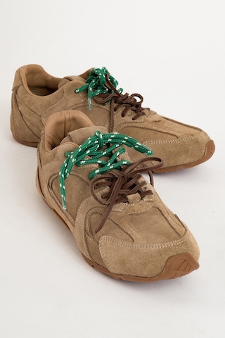 Luvishoes Luvi Shoes Serena Bej Süet Hakiki Deri Kadın Spor Ayakkabı Süet Bej