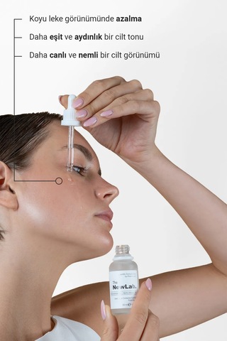 The NewLab Leke Karşıtı Arbutin Cilt Bakım Serumu 30ml ( Niacinamde %5 Alpha Arbutin %2)