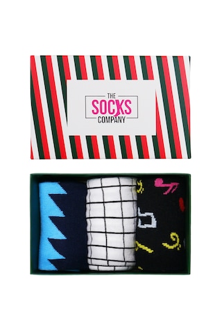 The Socks Company 3'lü Desenli Kadın Çorap Set 22kdcr989p Çok Renkli