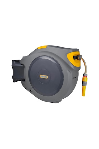 Hozelock 2595H Duvara Monte 40 m Hortumlu Otomatik Geri Sarmalı Hortum Toplama Makara Seti