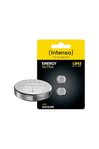 Intenso Energy Ultra LR43 1.5 V Alkalin Düğme Pil 2'li