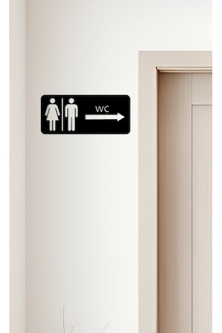 Wc Tabelası, Tuvalet Levhası, Kadın Erkek Tabela, Yönlendirme Levhaları 60