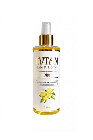Evtan Life & Home 80 Parfümlü Limon Kolonyası 250 Ml Eau De Cologne Lemon