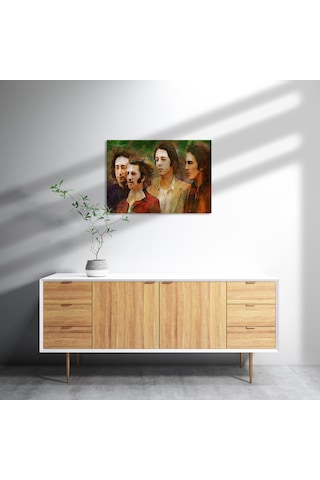 Cakasepetim The Beatles Duvar Boyama Ahşap Mdf Tablo