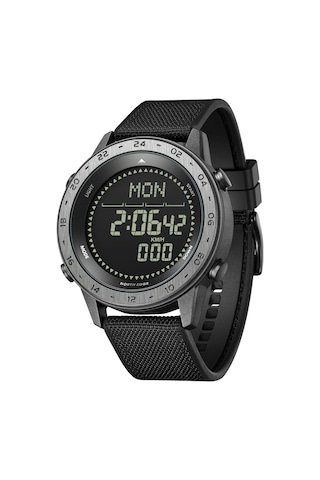 Wezone North Edge Tank-3 Siyah Akıllı Saat: Kompas, Adım Sayıcı, Kalori Takibi Ve 50m Su Geçirmezli K - Dışa Ve Spora İdeal