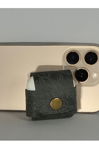 Gogo Hakiki Deri Apple Uyumlu Airpods 4.nesil Kılıf Siyah