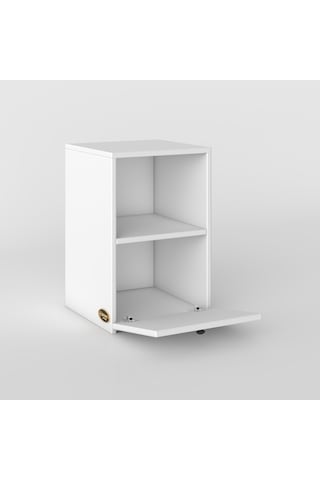 Kenzlife Komodin Yokatta Byz 60 39 39 Komidin Kitaplık Ayakkabılık Kapaklı Arkalıklı Beyaz