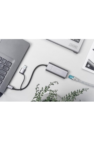 Dıgıtus Dn-3028 Usb 3.0 Ethernet Adaptör Type C