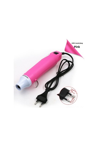 Geekyou 220v Yuvarlak Fişli Isı Lamba - Kauçuk Damga, Göçük Film, Ham陶 Ve El Sanatları İçin Dıy Aracı Pembe - Toptan Satış