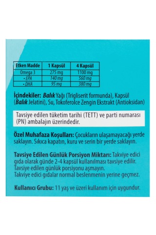 Demir Folik Asit Vitamin B12 Vitamin C 30 Tablet + Omega 3 60 Jel Kapsül