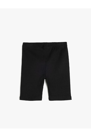 Koton 2'li Basic Kısa Tayt Beli Lastikli Pamuklu Siyah 5smg10108ak Siyah