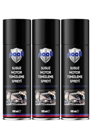 Susuz Motor Temizleme Spreyi 500 Ml 3 Adet Motor Temizleme Spreyi Motor Yıkama Spreyi