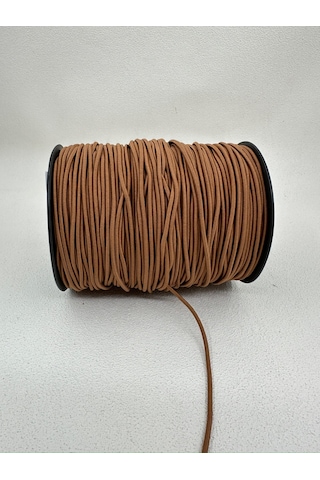 Yuvarlak Lastik-5 Metre - Kahve