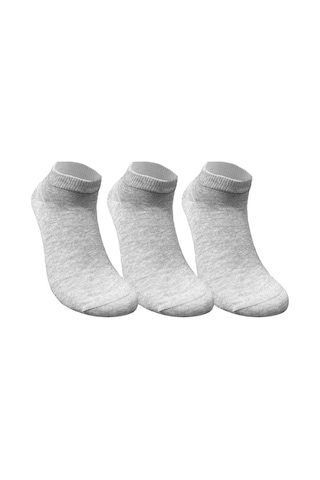 Skadi Mons Ankle 3 Pack Unisex Gri Çorap 1605030123-002 Gri