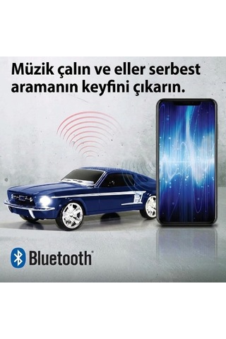 Özel Üretim Tarz Aksesuar Kablosuz Müzik Masa Üstü Mustang Tasarımlı Bluetooth Hoparlör
